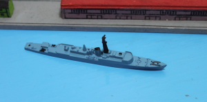 Fregatte HMS "Vigilant" blau (1 St.) GB 1952 Tri-ang M 787